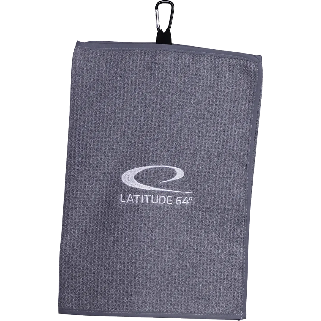 Latitude 64 Foldable Clip-On Disc Golf Towel