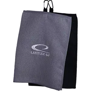Latitude 64 Foldable Clip-On Disc Golf Towel
