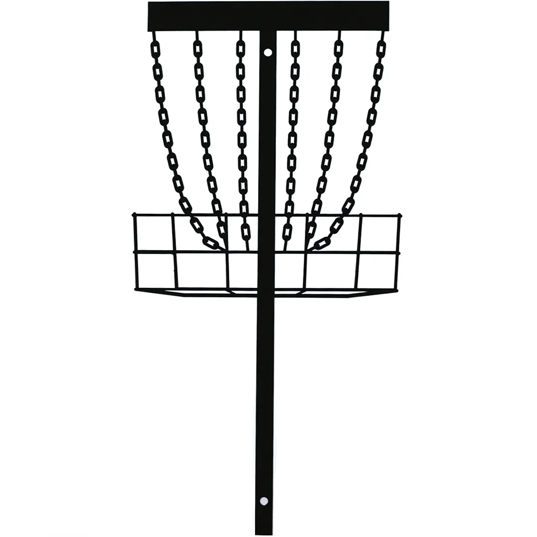 Disc Golf Basket Metal Art - 40 cm